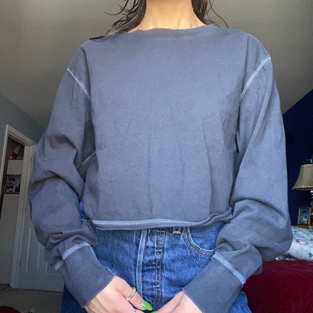 dark grey long sleeve